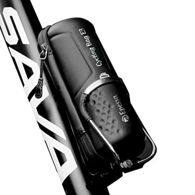 Image of Epessa Bicycle Bike Storage Bag for Cycling, Repair Tool with Sealed Zipper Water Bottle Cage (for Cage)