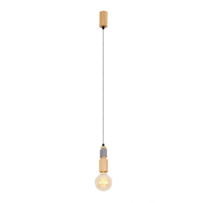 Image of Bento Dimmable Slim Pendant Ceiling Light Nature 1xE27 2200K