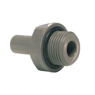 Image of John Guest Stem Adaptor 3/8 inch x 1/4 BSP Thread (one Supplied)