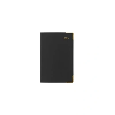 Image of Letts Classic Compact Pocket week to view 2023 diary black