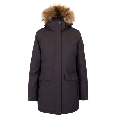 Image of Trespass Womens/Ladies Miranda DLX Waterproof Jacket (Dark Grey) Size Medium