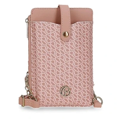 Image of Pepe Jeans Megan Small Pink Shoulder Bag 9.5 x 16.5 cm Faux Leather, pink, One Size, Crossbody