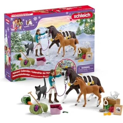 Image of schleich 99092 Advent Calendar HORSE CLUB 2024, from 5 years, Playset, 36 pieces