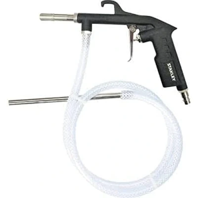 Image of Stanley Sandblasting Gun 150063XSTN Sand Blasting with Hose for Compressor Max. 8 Bar 250 L/min Aluminium Black