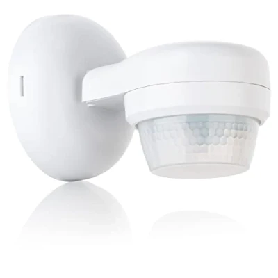 Image of SEBSON PIR Sensor Light Switch Outdoor IP65, Surface mount, LED suitable, Wall Ceiling mounting, Infrared Motion programmable, Range max. 24m/360, 3 wire