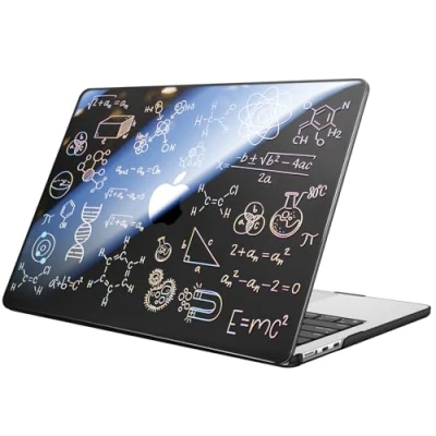 Image of Fintie Case Compatible with MacBook Air 13.6 inch (2024/2022) M3/M2 Chip, Snap On Hard Shell Cover for 13.6&quot; Model A3113 A2681, Formula
