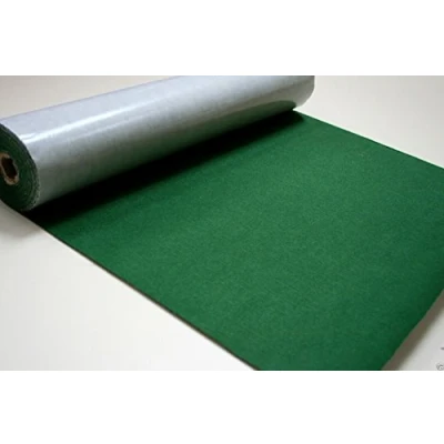Image of Self Adhesive Felt Baize Fabric Mini Rolls Olive, Sample 23cmx23cm 9&quot;x9&quot;
