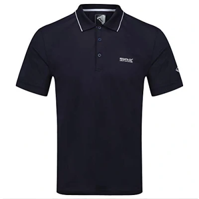 Image of Regatta Maverik V Men&#039;s Polo Shirt (Pack of 1) Navy