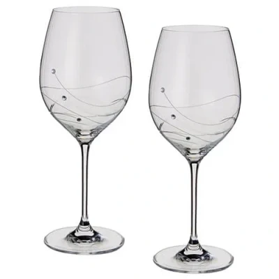 Image of Dartington Glitz Swarovski Elements Set Of 2 Goblets