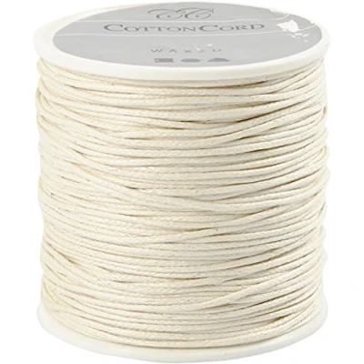 Image of Cotton Cord, 1 mm, off white, 40m