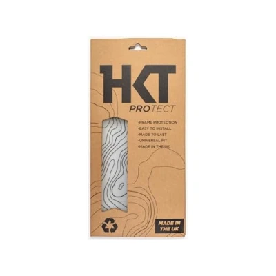 Image of HKT PROTECT FULL MONTY Contour Lines Bike Frame Protection Kit Matte 18 Piece (Black)