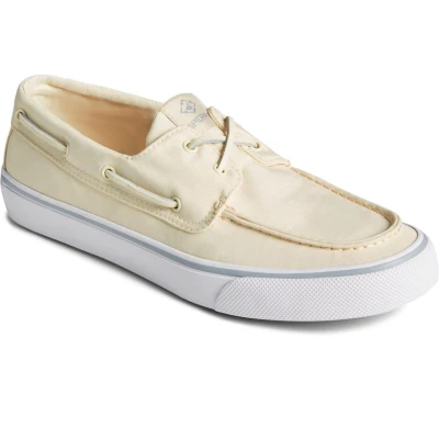 Image of Sperry BAHAMA II Mens Classic Lace Shoes Ivory Size UK 6