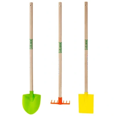 Image of Theo KLEIN 7643 goes ORGANIC Children&#039;s garden tools I Set consisting of shovel, rake and spade Toys for children aged 3 over