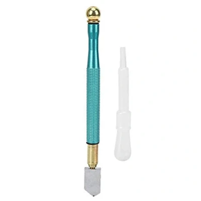 Image of Fafeicy Roller Glass Cutter, 3mm Wheel Cemented Carbide Aluminum Alloy Handle Cutting Tool for DIY Art Home Improvement Factory, Utility Knife/Cutter