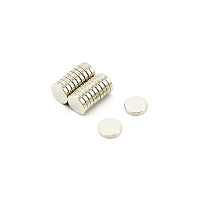 Image of Samarium Cobalt Magnet for Motors, Electric Turbo Machinery and Sensors 10mm dia x 2mm thick 0.8kg Pull Pack of 20