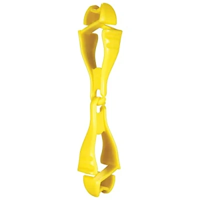 Image of Ergodyne Squids 3400 Glove Clip Holder with Dual Clips, Lime
