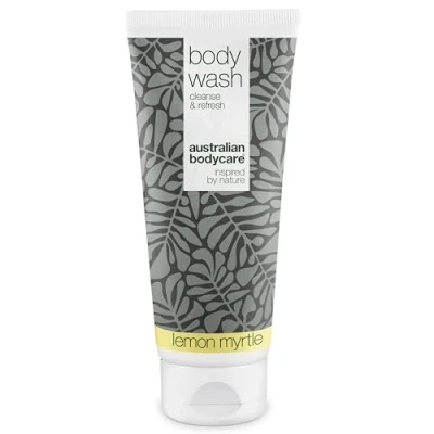 Image of Australian Bodycare Body wash 200 ml Tea Tree Oil + Lemon Myrtle Shower Gel with for Skin, Foot Daily care Relieve spots, pimples, Athlete’s Foot, Ringworm, Fungus