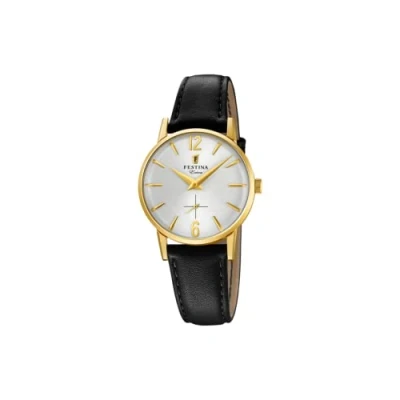 Image of Festina Womens Analogue Classic Quartz Watch with Leather Strap F20255/1