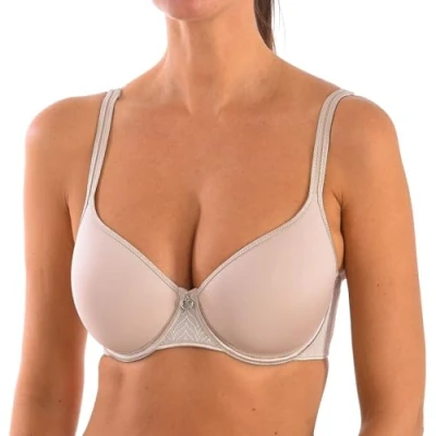 Image of Selene Women&#039;s Fabiola Non Padded Wired Bra, Beige (Tierra), 36 (Size: C.95)