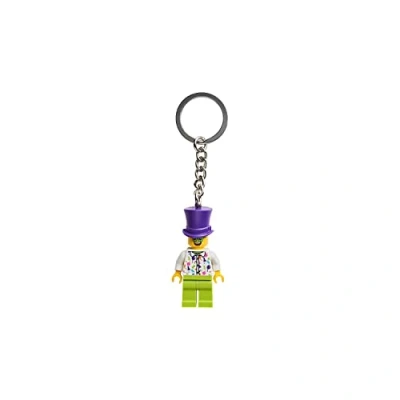 Image of LEGO City Birthday Party Guy Minifigure Keychain 854066