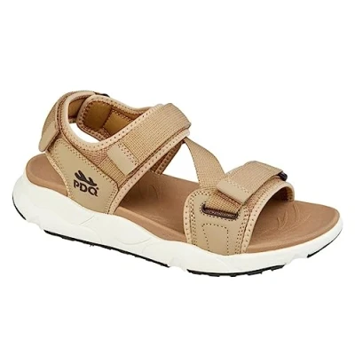 Image of PDQ Mens Sandal Sports Hiking Walking Summer Beach Trekking Shoes Beige 10