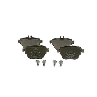 Image of 0004206200, 0004207903, A0004206200, A0004207903 Brake pad set BOSCH 0 986 424 859 Low Metallic MERCEDES BENZ: E Class Saloon, T modell