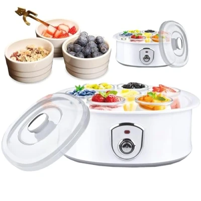 Image of Ultimate Yogurt Maker, Probiotic Motor, Fully Automatic Machine 1.5L, Maker With Temperature Control for Larger Batches Best Greek or Lactose Free Homemade