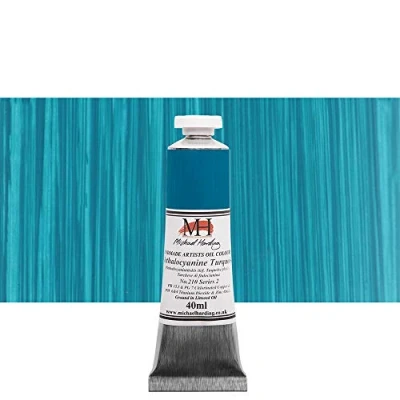 Image of Michael Harding Oil Colour : 40ml Phthalo Turquoise