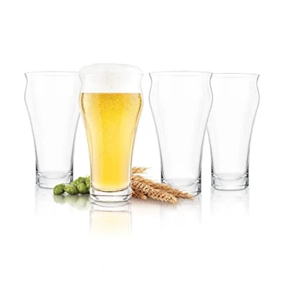 Image of Final Touch Brewhouse Flared Rim Beer Glasses, Set of 4, 20 oz (591 ml) (GG502904)
