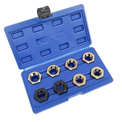 Image of US PRO Tools 8pc Axle Spindle, Wheel Studs Rethreading Set Metric, Imperial 6271