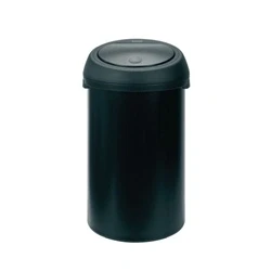Image of Black Touch Top Waste Bin 60 Litre