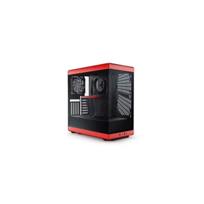 Image of HYTE Y40 ATX Mid Tower PC Case Red, Red