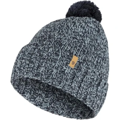 Image of Fjällräven F84769 555 Övik Pom Hat, Dark Navy, One Size