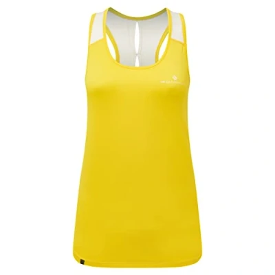 Image of Ronhill, Wmn&#039;s Tech Revive Racer Vest, Running, Solar/Vanilla, 10