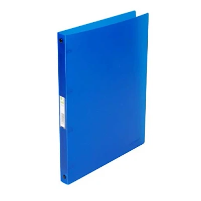 Image of Q Connect KF02918 Ring Binder A4 4 Diameter 16 mm Blue Clear