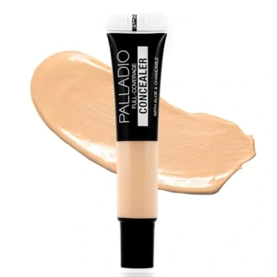 Image of Palladio Full Coverage Concealer, Under Eyes Disguise, Creamy Face and Eye Evens Skin Tone, Conceals Blemishes, Dark Circles Fine Lines, Use with Concealer Brush, Vanilla Latte