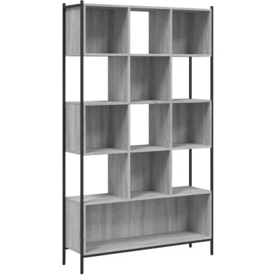 Image of vidaXL Bookcase Grey Sonoma 102x28x172 cm Engineered Wood