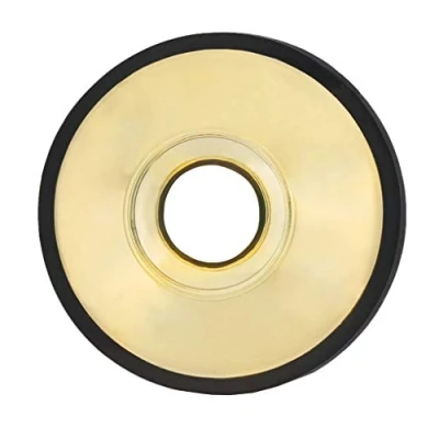 Image of PRENKIN Alto Saxophone Mute Lightweight ABS Sax Silencer Woodwind Instrument Accessory, Gold