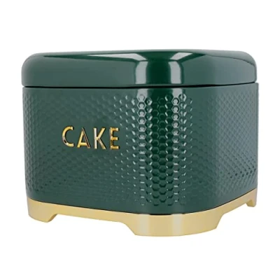 Image of Lovello Textured Hunter Green Cake Tin