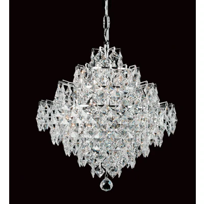 Image of Diamond Crystal 12 Light Chrome Frame
