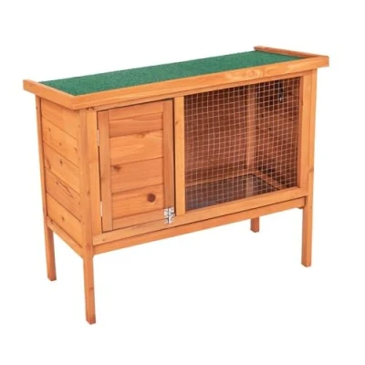 Image of Oypla Single Rabbit Hutch 820x390x700mm
