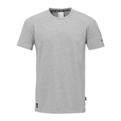 Image of uhlsport ID T Shirt Fitness for Children and Adults Football Breathable Comfortable, Dark Grey Melange, 12 Years