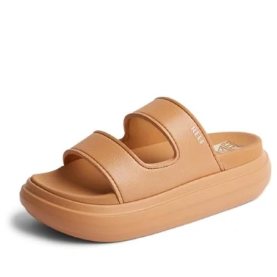 Image of Reef Women&#039;s Cushion Bondi 2 Bar Sandal, Natural, 8 UK