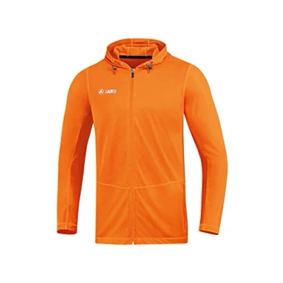 Image of Men&#039;s Hooded Jacket, Size 2XL, Orange