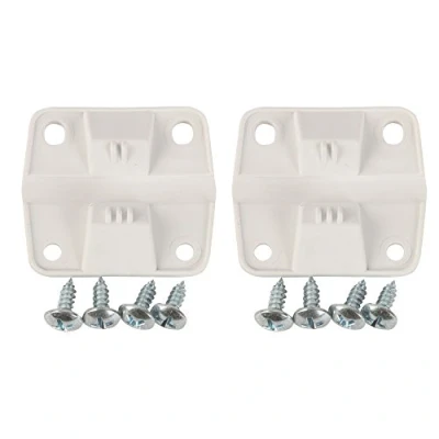Image of Coleman Cooler Replacement Hinges (2 Pack), Perfect Fix for Damaged Hinges, Includes 2 Durable Plastic &amp; 8 Mounting Screws, Suitable Assorted Models