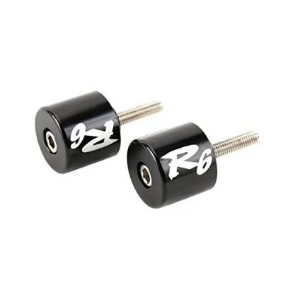 Image of Motorcycle Bar Ends CNC Hand Grip Handlebar End Caps For Yamaha YZF R6 2006 2012 SPB009