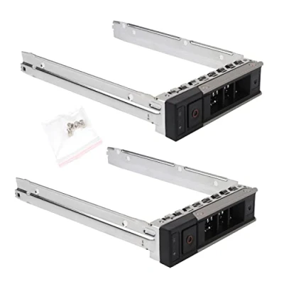 Image of Heretom 2 Pack 3.5&quot; LFF SAS/SATA Hot Swap Hard Drive Tray HDD Caddy X7K8W Y796F 0X7K8W 0Y796F For Dell Gen14 PowerEdge Server R240 R340 R440 R540 R740 R740xd R940 R6415 R7415 R7425 +4 screws