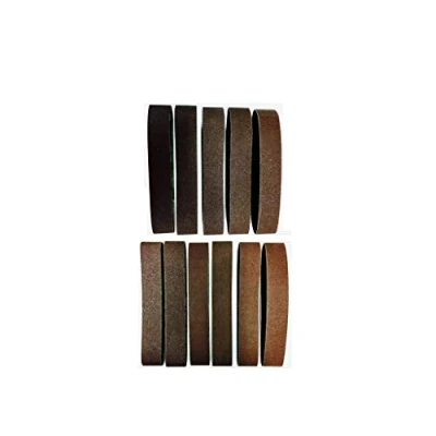 Image of 11 Piece Set of Premium Sanding Belts 50 x 686 mm Grit 60 120 for Parkside Stand Belt Sander PSBS 240 B2; Also Suitable A1, Belt/Sand Paper 60/80/120