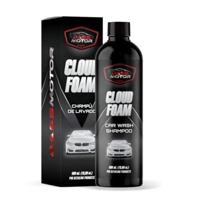 Image of Bass Motor Car Wash Shampoo pH Neutral Foam with Wax for Exterior Shine Easy Washing Soap Home Laundry (500 ml)