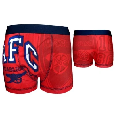 Image of Official ARSENAL FC red boxer shorts age 5/6 years